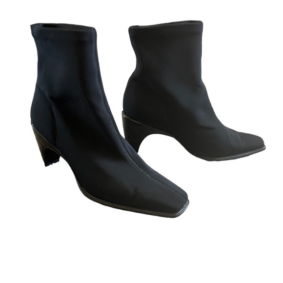 Stuart Weitzman Shoes - Stuart Weitzman Square Toe Sock Boots